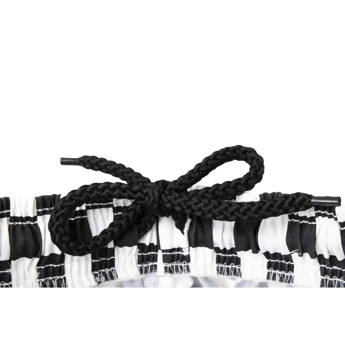 BA002-S Whites Unisex Vegas Trousers Big Black & White Check Size S - JD Catering Equipment Solutions Ltd