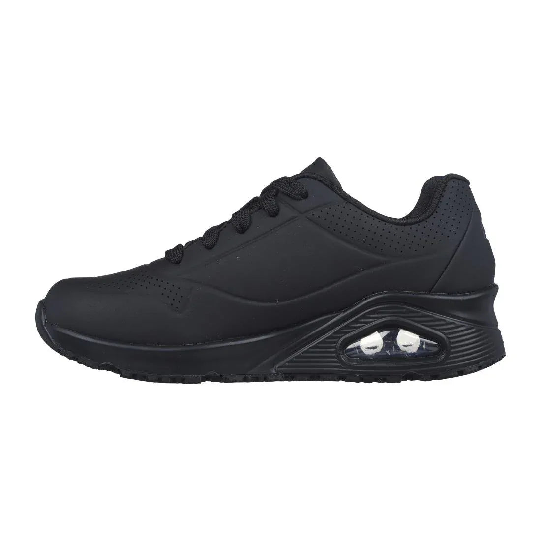 BA004-7 Skechers Work Womens Uno Slip Resistant Trainers Black 40 - JD Catering Equipment Solutions Ltd
