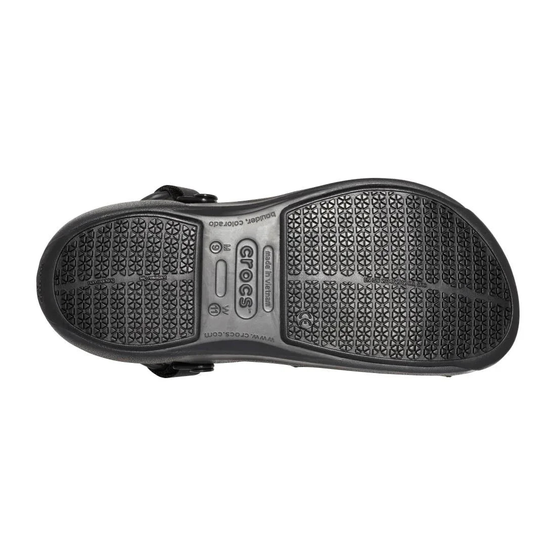 BA006-39 Crocs Bistro Pro LiteRide Clog Black 39 - JD Catering Equipment Solutions Ltd
