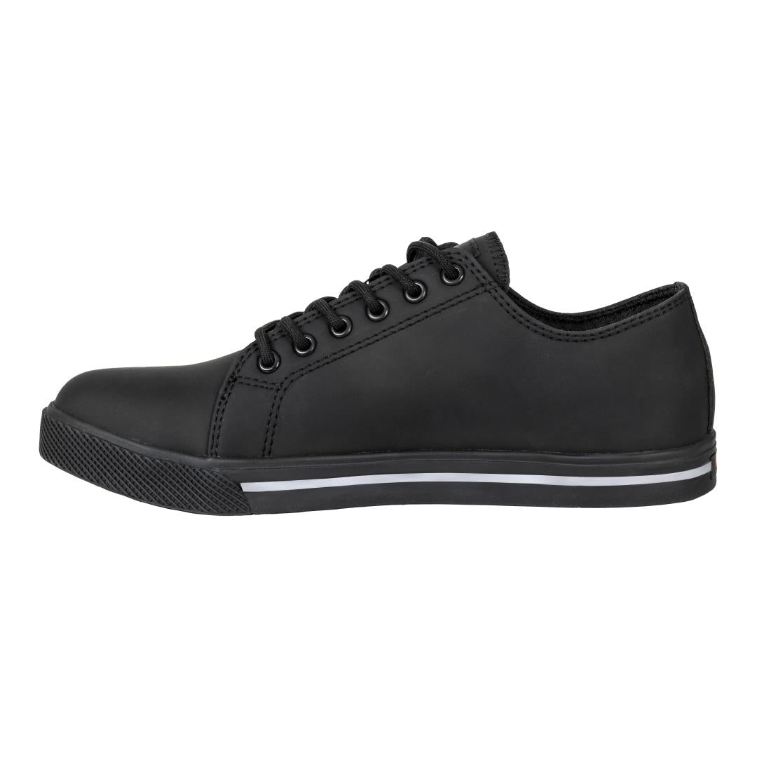 BA060-37 Slipbuster Recycled Microfibre Safety Trainers Matte Black 37 JD Catering Equipment Solutions Ltd