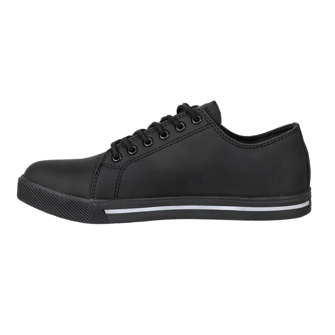BA060-40 Slipbuster Recycled Microfibre Safety Trainers Matte Black 40 - JD Catering Equipment Solutions Ltd