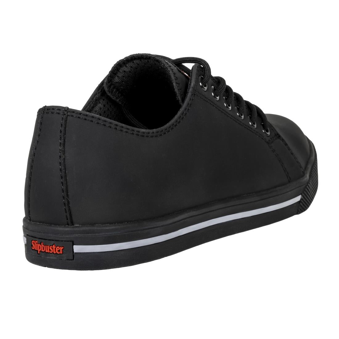 BA060-43 Slipbuster Recycled Microfibre Safety Trainers Matte Black 43 JD Catering Equipment Solutions Ltd