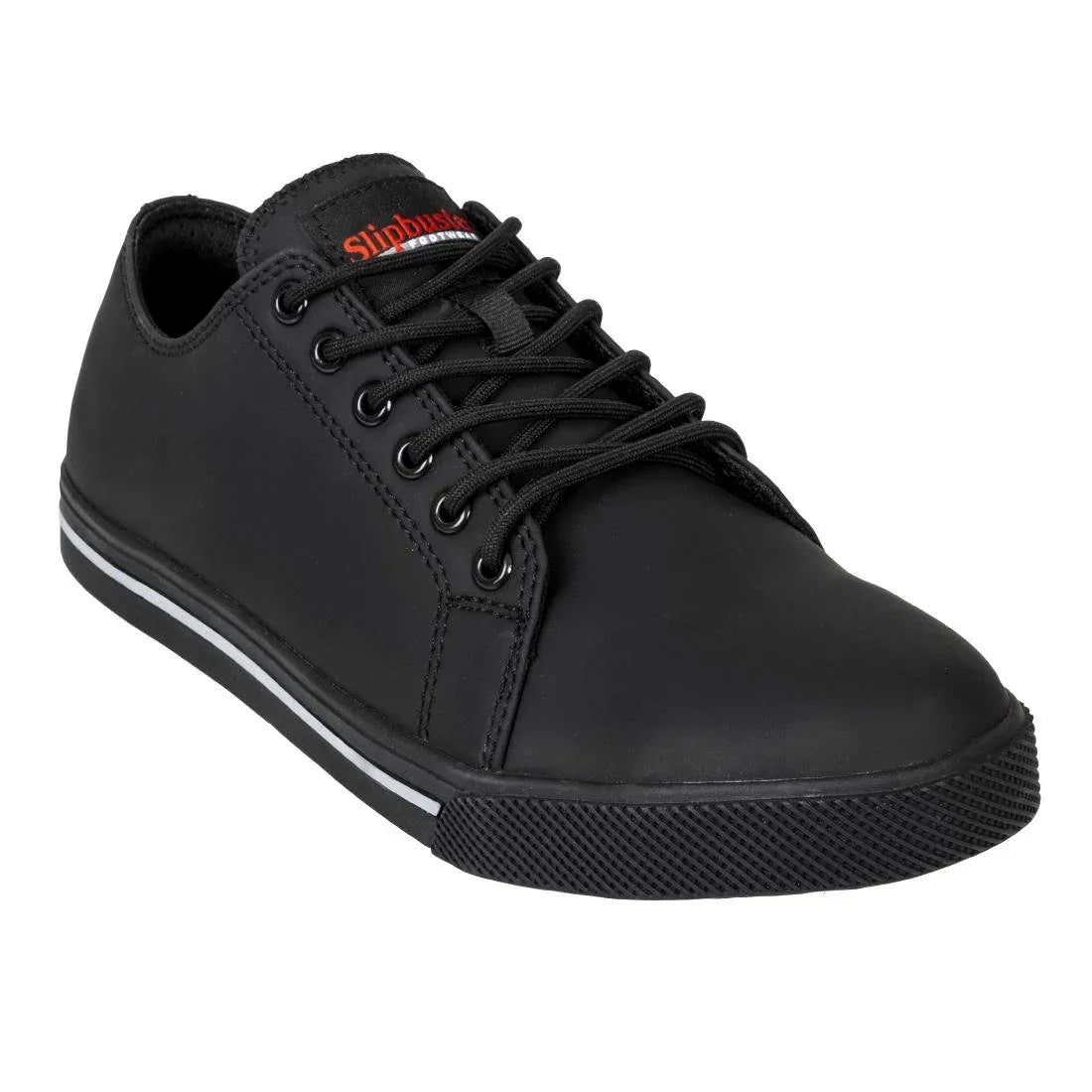 BA060-43 Slipbuster Recycled Microfibre Safety Trainers Matte Black 43 - JD Catering Equipment Solutions Ltd