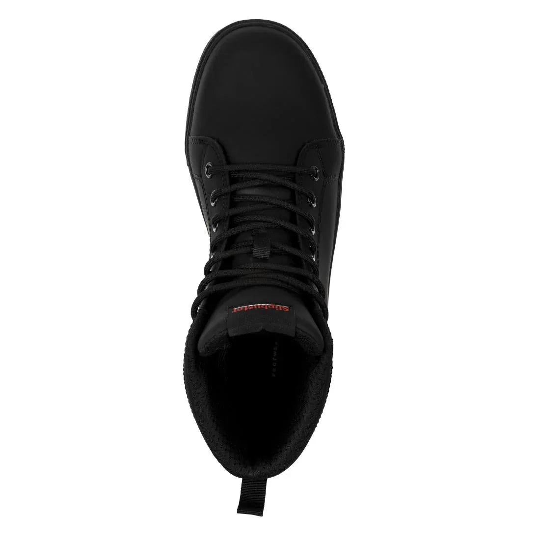 BA061-37 Slipbuster Recycled Microfibre Safety Hi Top Boots Matte Black 37 - JD Catering Equipment Solutions Ltd