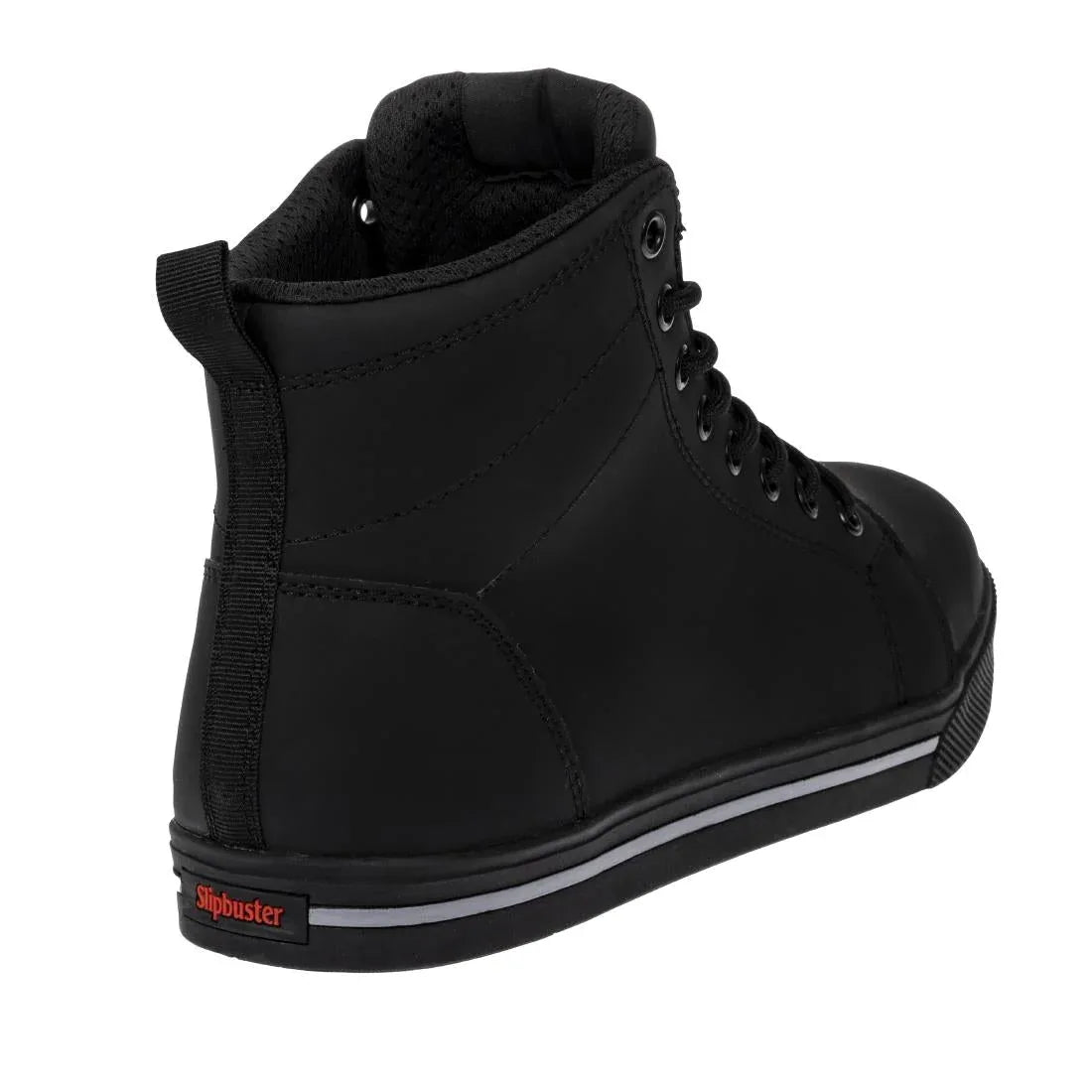 BA061-37 Slipbuster Recycled Microfibre Safety Hi Top Boots Matte Black 37 - JD Catering Equipment Solutions Ltd