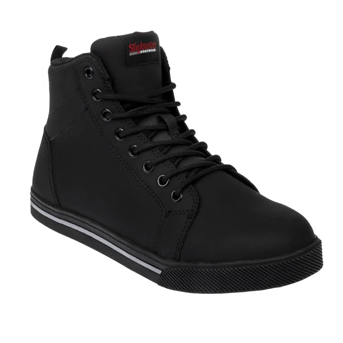 BA061-37 Slipbuster Recycled Microfibre Safety Hi Top Boots Matte Black 37 - JD Catering Equipment Solutions Ltd