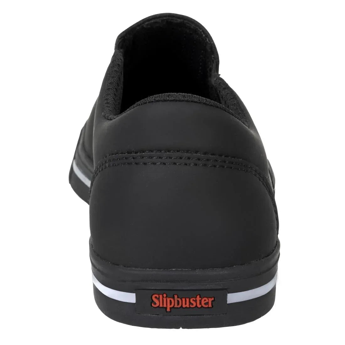 BA062-42 Slipbuster Recycled Microfibre Slip-on Shoe Matte Black 42 - JD Catering Equipment Solutions Ltd