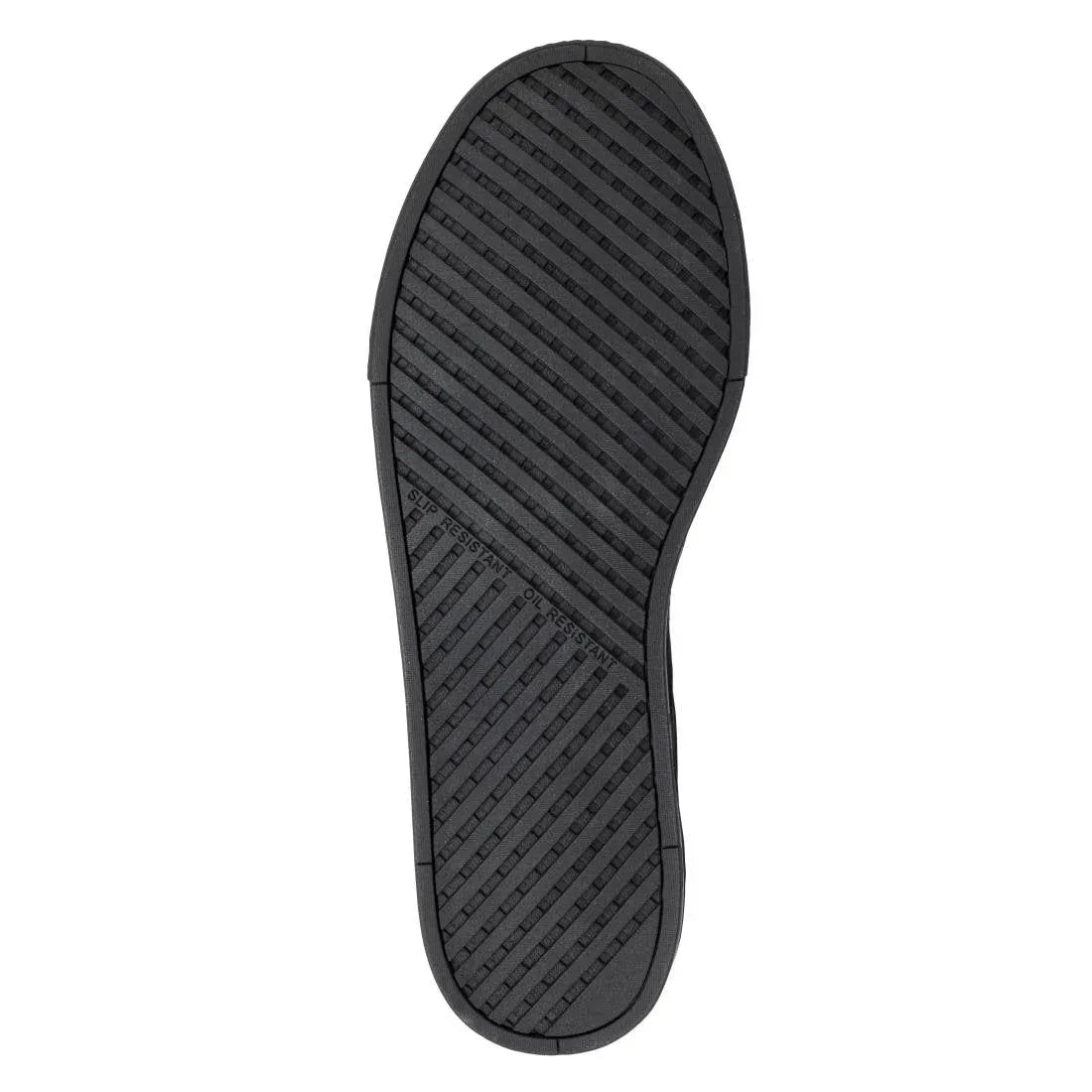 BA062-44 Slipbuster Recycled Microfibre Slip-on Shoe Matte Black 44 - JD Catering Equipment Solutions Ltd