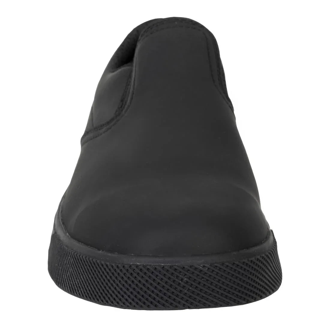 BA062-44 Slipbuster Recycled Microfibre Slip-on Shoe Matte Black 44 - JD Catering Equipment Solutions Ltd