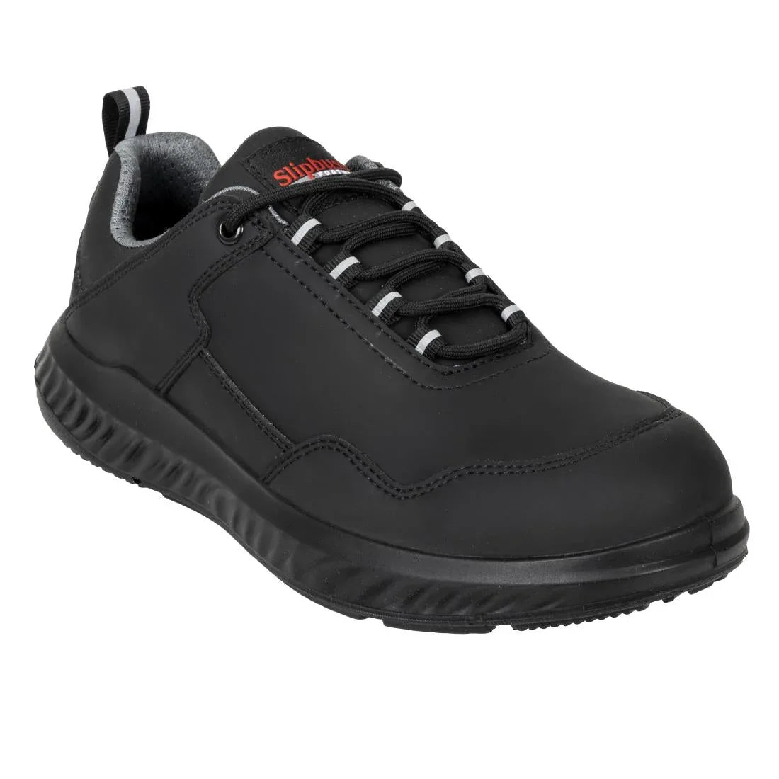 BA064-37 Slipbuster Recycled Microfibre Safety Trainer Matte Black - BA064 - JD Catering Equipment Solutions Ltd