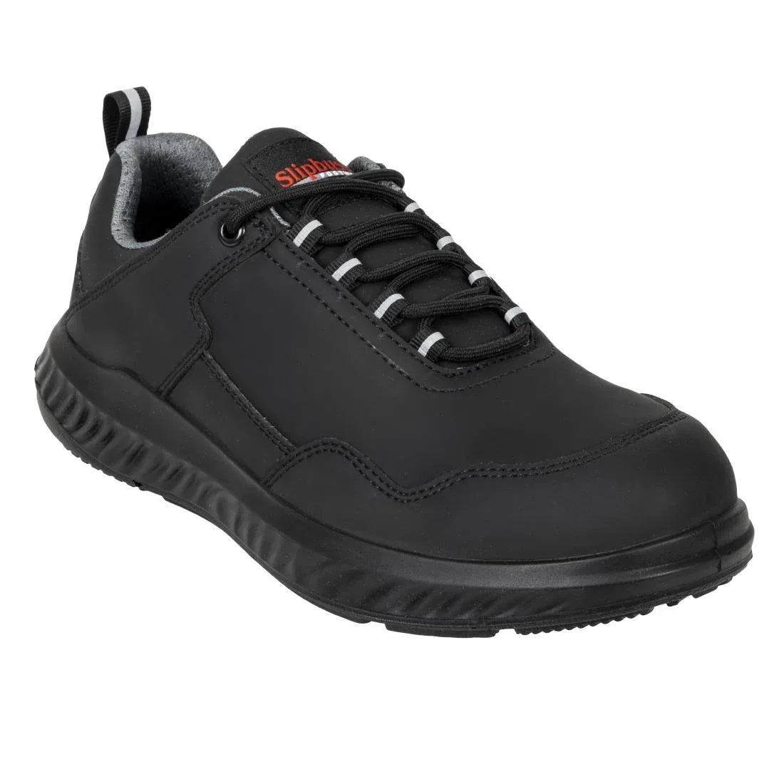 BA064-37 Slipbuster Recycled Microfibre Safety Trainer Matte Black - BA064 - JD Catering Equipment Solutions Ltd