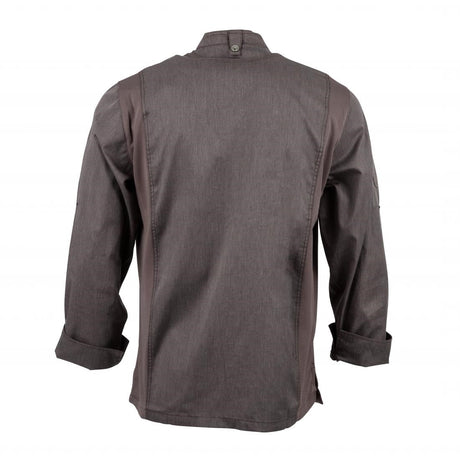 BB263-XS Chef Works Hartford Lightweight L/S Zipper Coat Graphite Size XS JD Catering Equipment Solutions Ltd