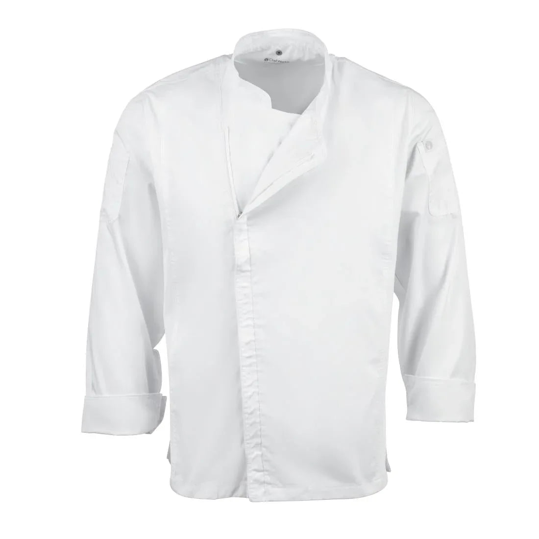 BB264-3XL Chef Works Unisex Hartford Lightweight Chef Jacket White Size 3XL - JD Catering Equipment Solutions Ltd