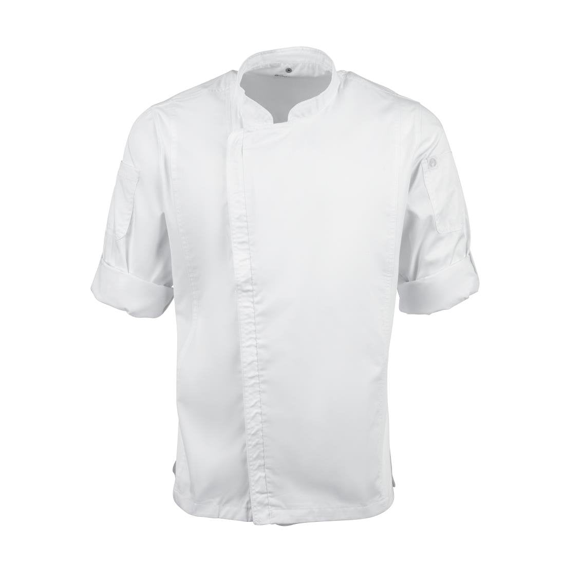 BB264-XS Chef Works Unisex Hartford Lightweight Chef Jacket White Size XS JD Catering Equipment Solutions Ltd