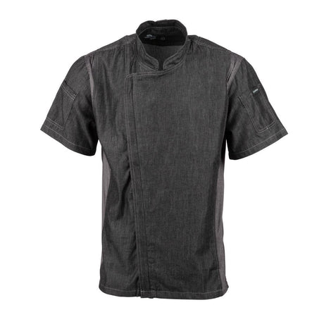 BB270-S Chef Works Urban Delancey Short Sleeve Denim Chefs Jacket Size S JD Catering Equipment Solutions Ltd