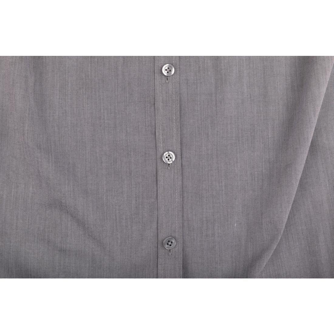 BB336-S Chef Works Urban Modern Chambray Shirt Grey Size S - JD Catering Equipment Solutions Ltd