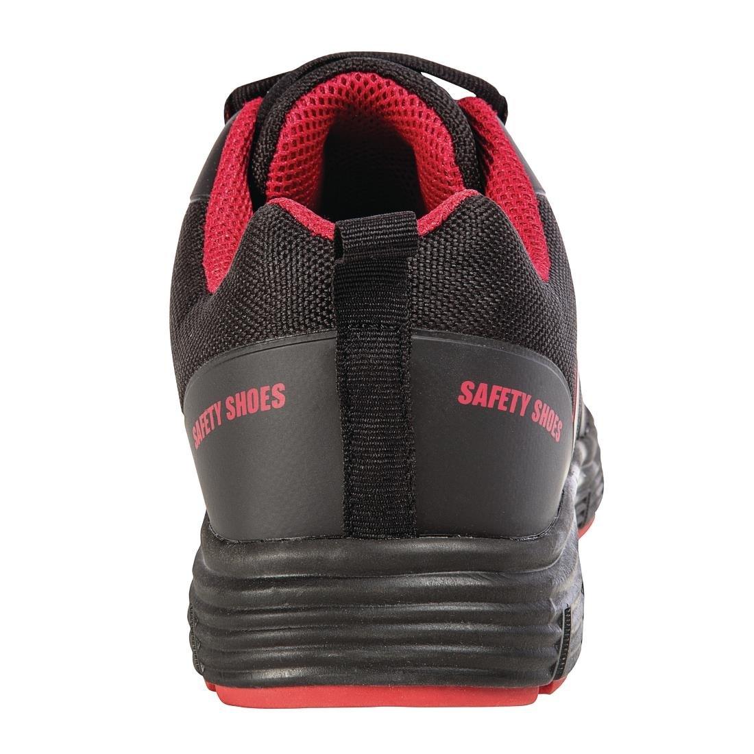 BB421-41 Slipbuster Mesh Safety Trainers Black 41 - JD Catering Equipment Solutions Ltd