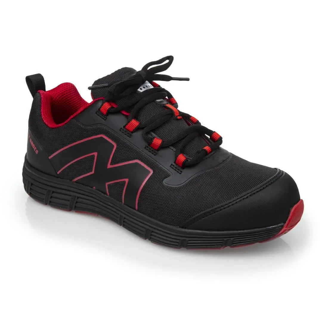 BB421-41 Slipbuster Mesh Safety Trainers Black 41 - JD Catering Equipment Solutions Ltd