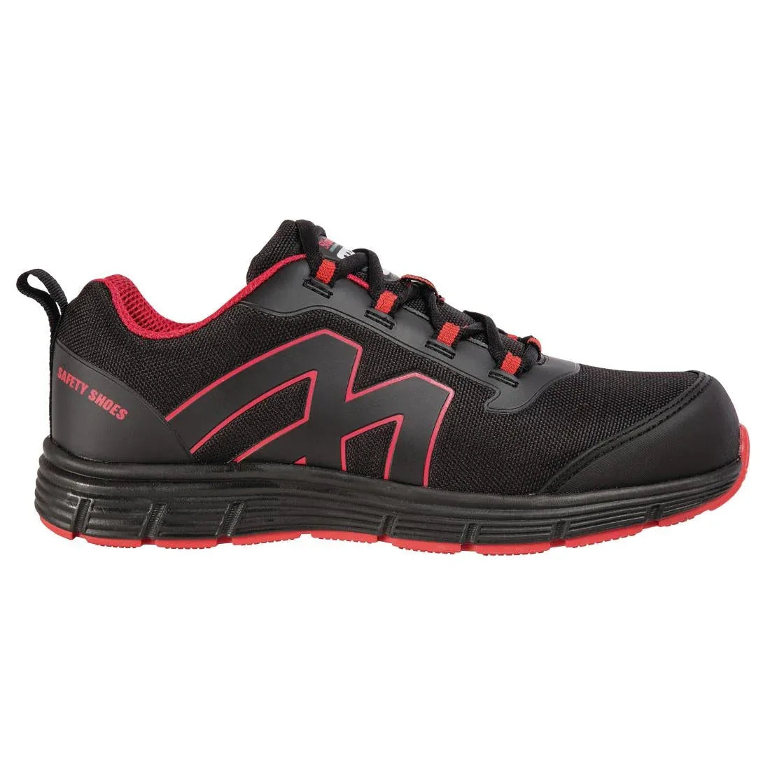 BB421-41 Slipbuster Mesh Safety Trainers Black 41 - JD Catering Equipment Solutions Ltd