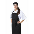 BB475 Nisbets Essentials Bib Aprons Polycotton Black (Pack of 2) JD Catering Equipment Solutions Ltd