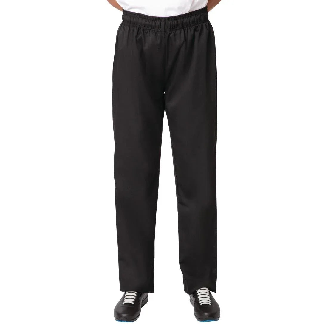BB477-XL Nisbets Essentials Chef Trousers Black XL - JD Catering Equipment Solutions Ltd
