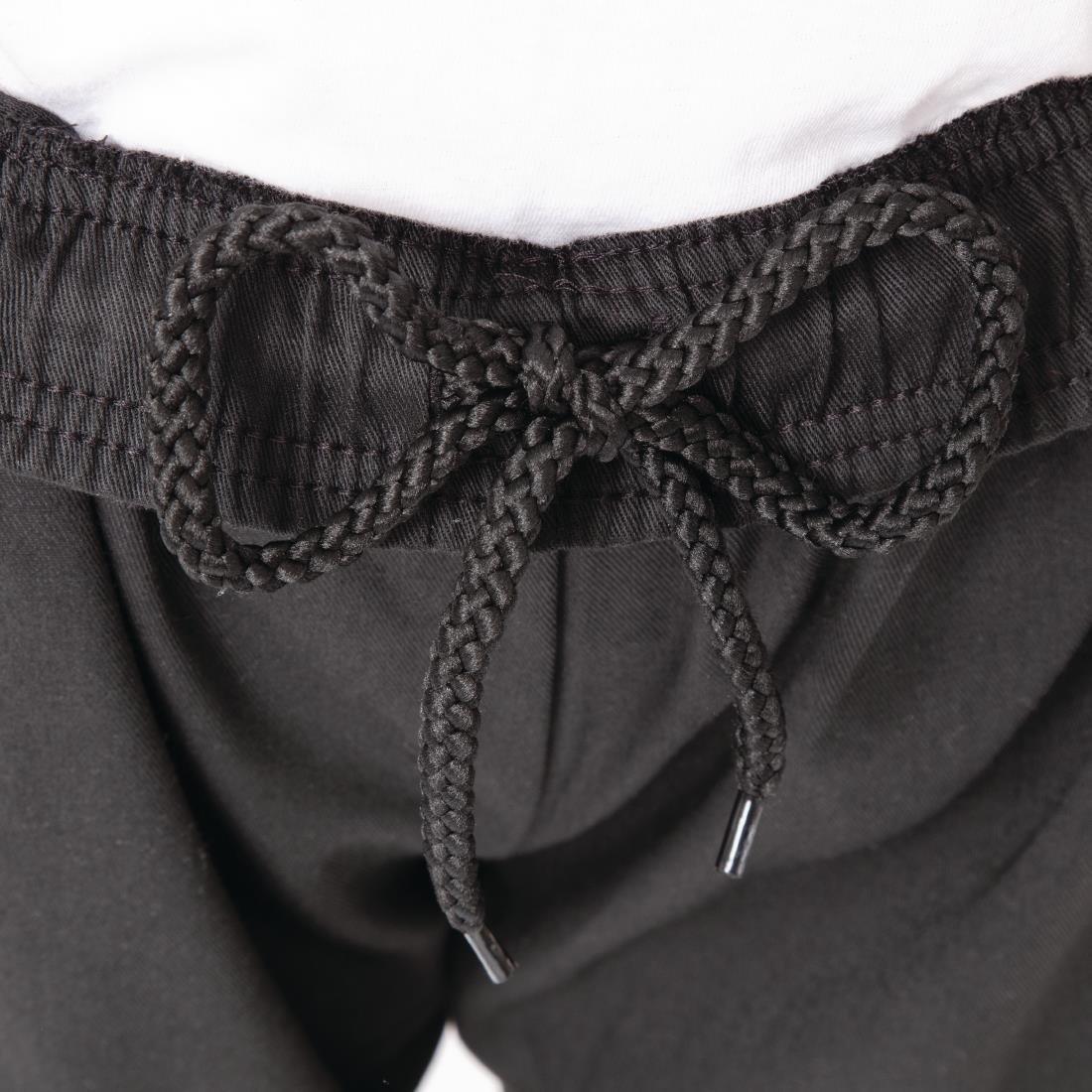 BB477-XXL Nisbets Essentials Chef Trousers Black 2XL - JD Catering Equipment Solutions Ltd