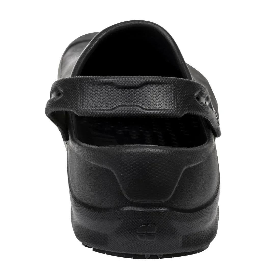 BB569-45 Shoes for Crews Zinc Clogs Black Size 45 - JD Catering Equipment Solutions Ltd