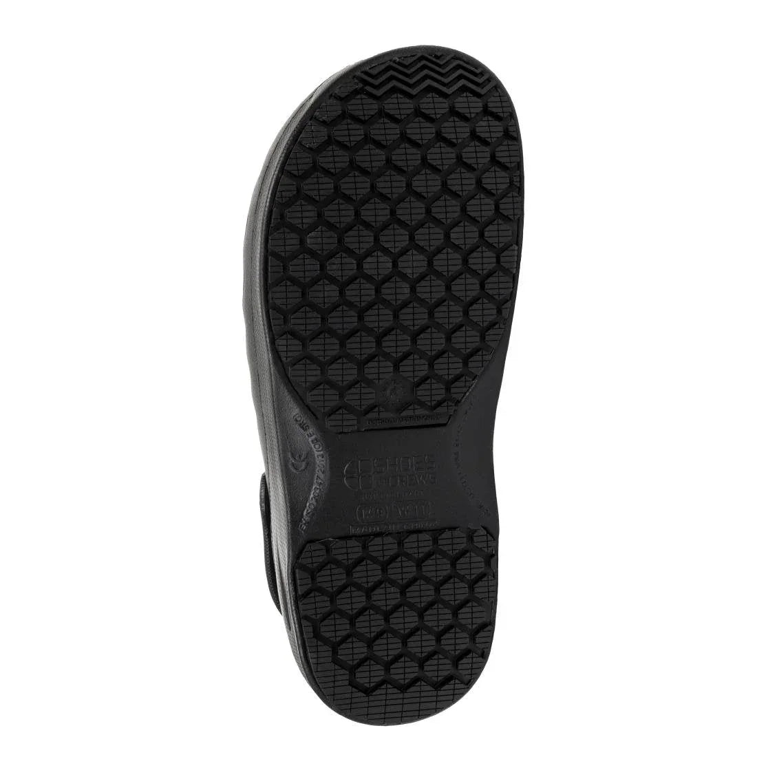 BB569-45 Shoes for Crews Zinc Clogs Black Size 45 - JD Catering Equipment Solutions Ltd
