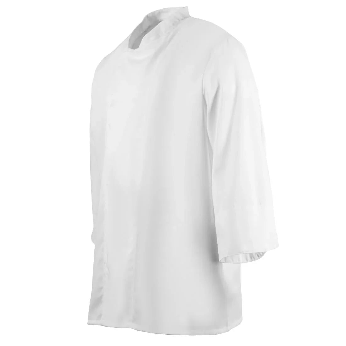 BB578-XL Whites Unisex Atlanta Chef Jacket White Teflon Size XL - JD Catering Equipment Solutions Ltd