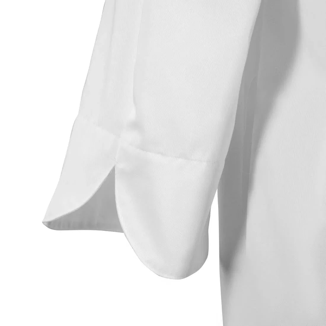 BB578-XL Whites Unisex Atlanta Chef Jacket White Teflon Size XL - JD Catering Equipment Solutions Ltd