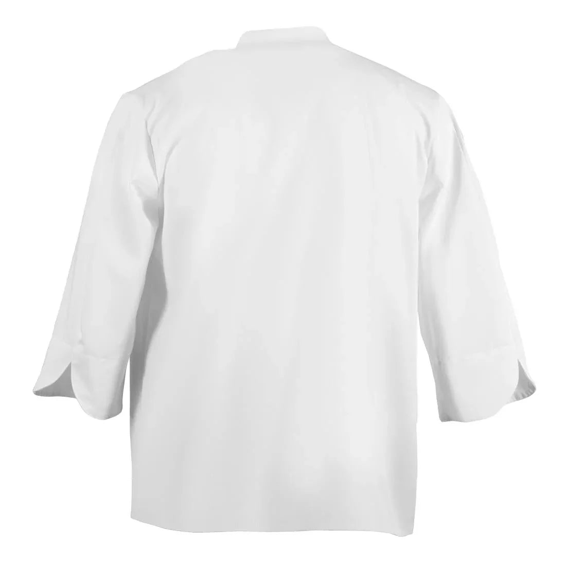 BB578-XL Whites Unisex Atlanta Chef Jacket White Teflon Size XL - JD Catering Equipment Solutions Ltd
