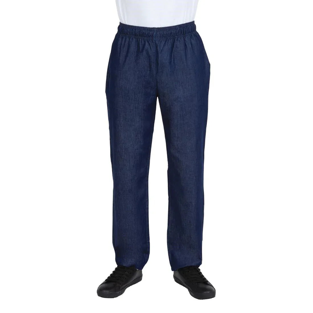 BB619-XS Southside NY Denim Chef Trousers XS - JD Catering Equipment Solutions Ltd