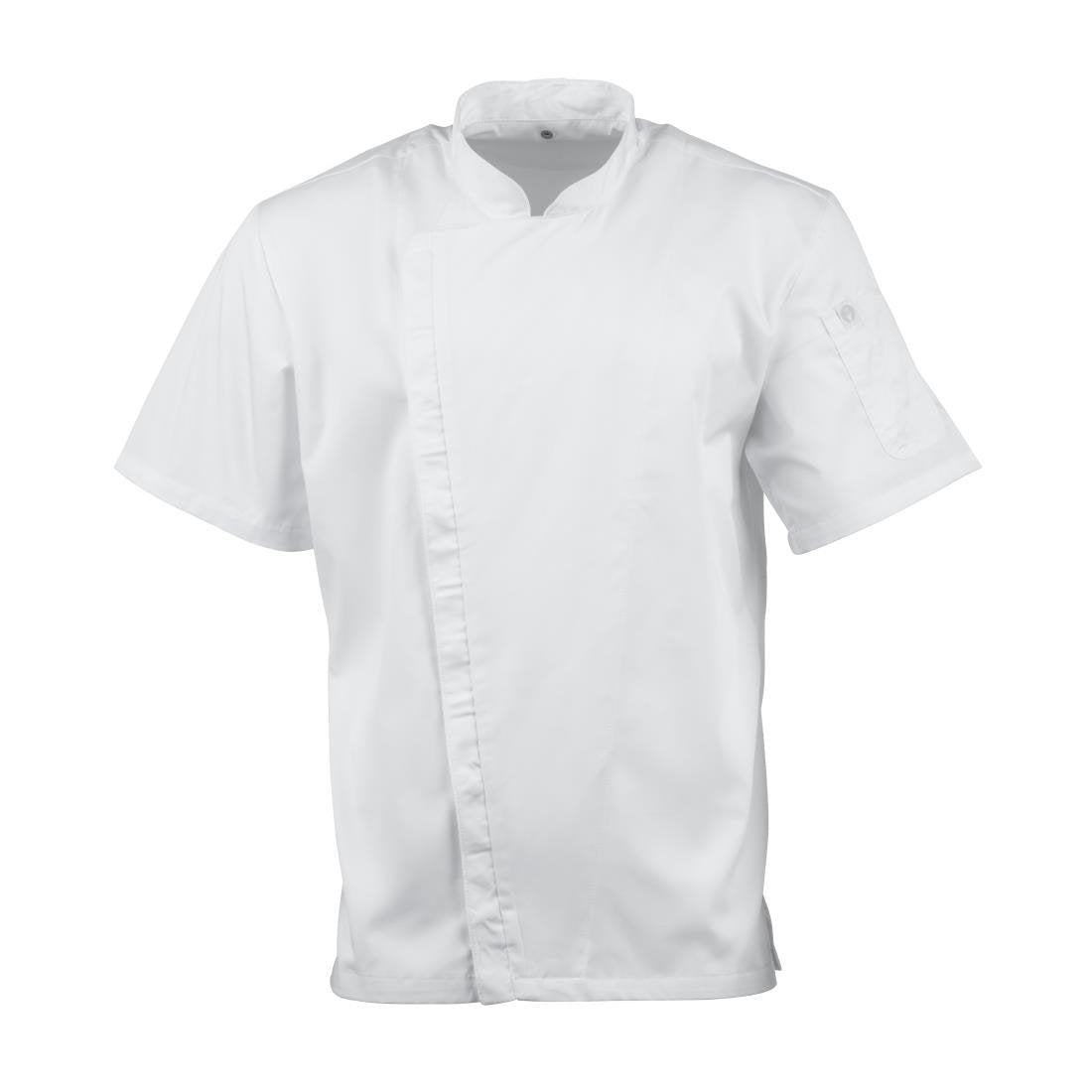 BB669-S Chef Works Cannes Short Sleeve Chefs Jacket Size S JD Catering Equipment Solutions Ltd