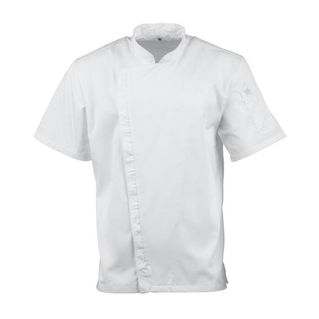 BB669-XXL Chef Works Cannes Short Sleeve Chefs Jacket Size XXL JD Catering Equipment Solutions Ltd