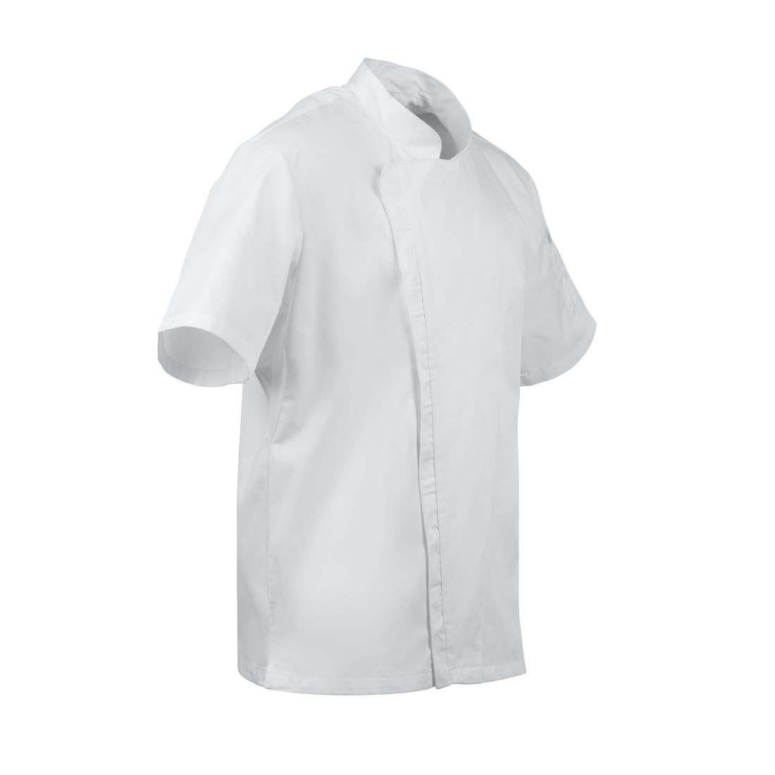 BB669-XXL Chef Works Cannes Short Sleeve Chefs Jacket Size XXL JD Catering Equipment Solutions Ltd