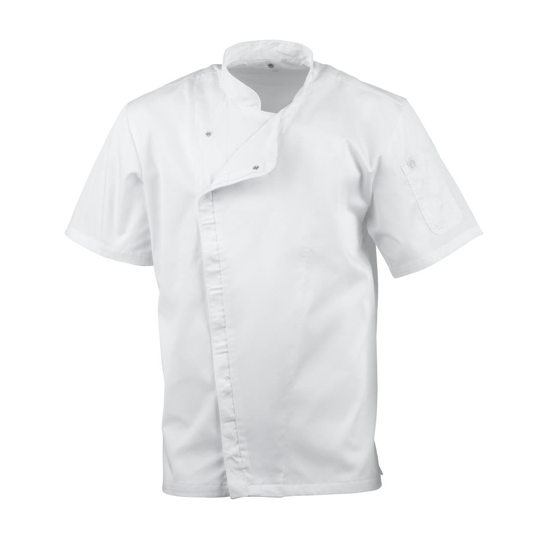 BB669-XXL Chef Works Cannes Short Sleeve Chefs Jacket Size XXL JD Catering Equipment Solutions Ltd