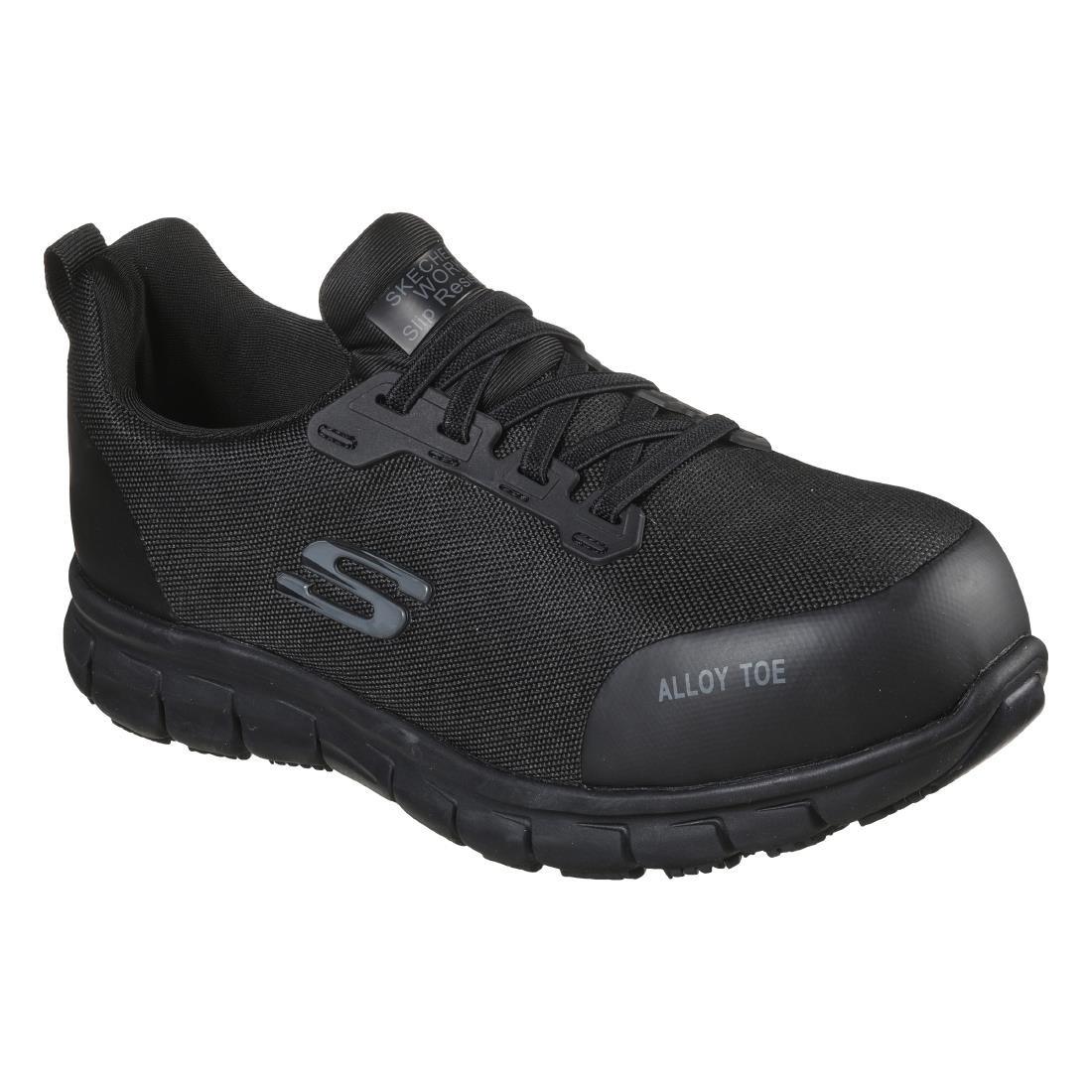 BB670-37 Skechers Womens Safety Shoe with Steel Toe Cap - Size 37 (UK 4) - JD Catering Equipment Solutions Ltd