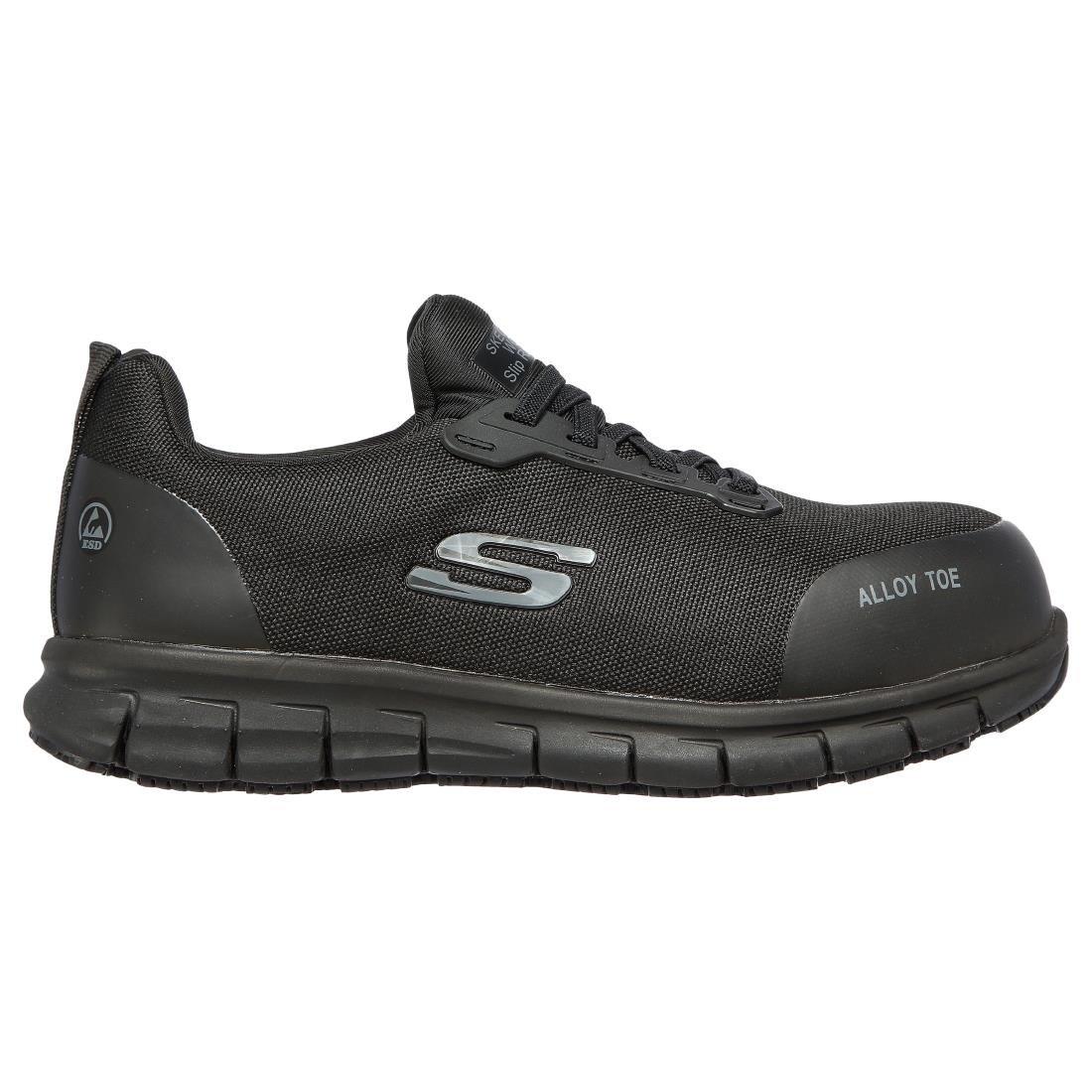 BB670-37 Skechers Womens Safety Shoe with Steel Toe Cap - Size 37 (UK 4) - JD Catering Equipment Solutions Ltd