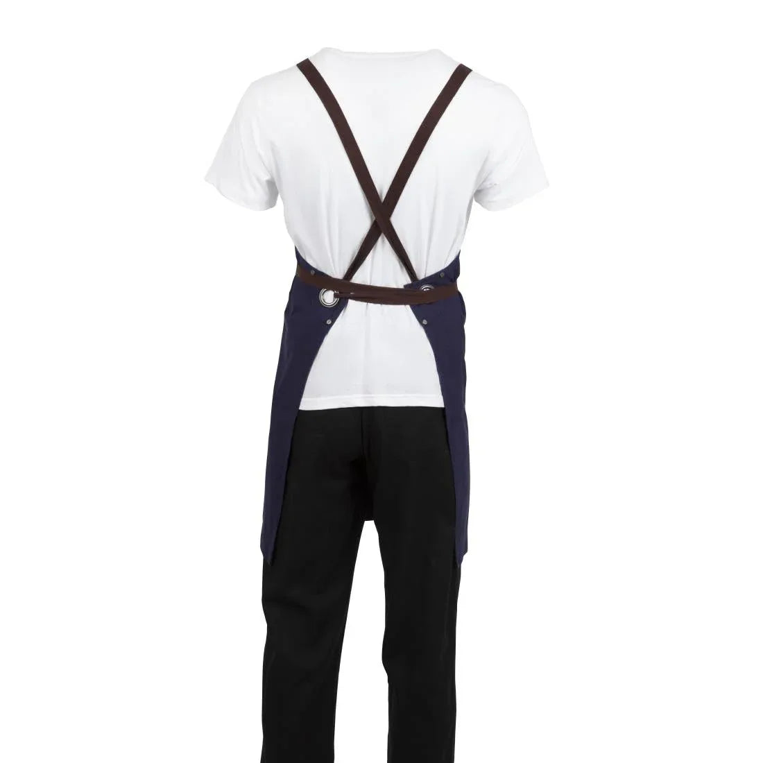 BB686 Southside Cotton Canvas Bib Apron Navy - JD Catering Equipment Solutions Ltd