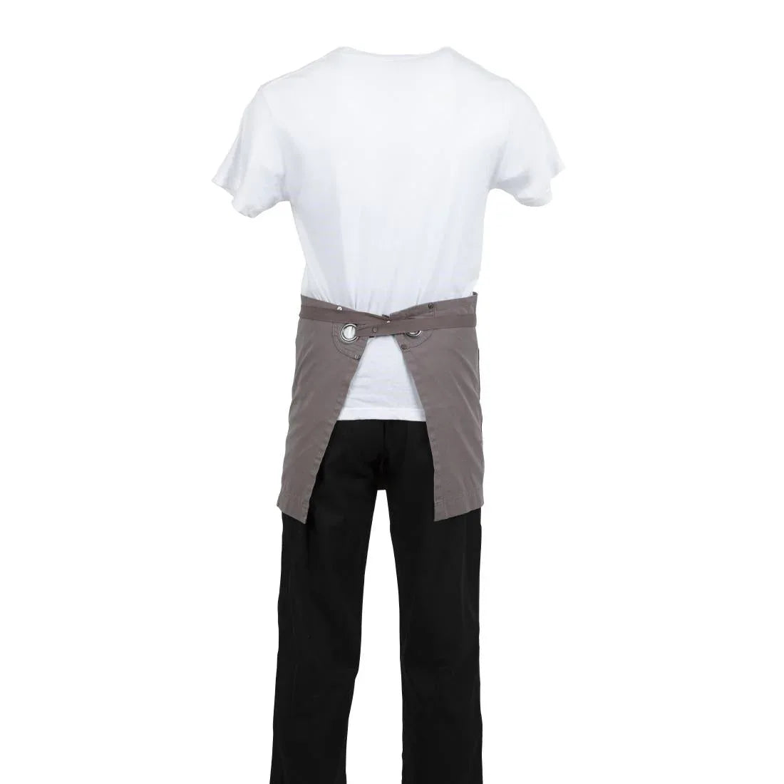 BB689 Southside Cotton Canvas Waist Apron Grey - JD Catering Equipment Solutions Ltd