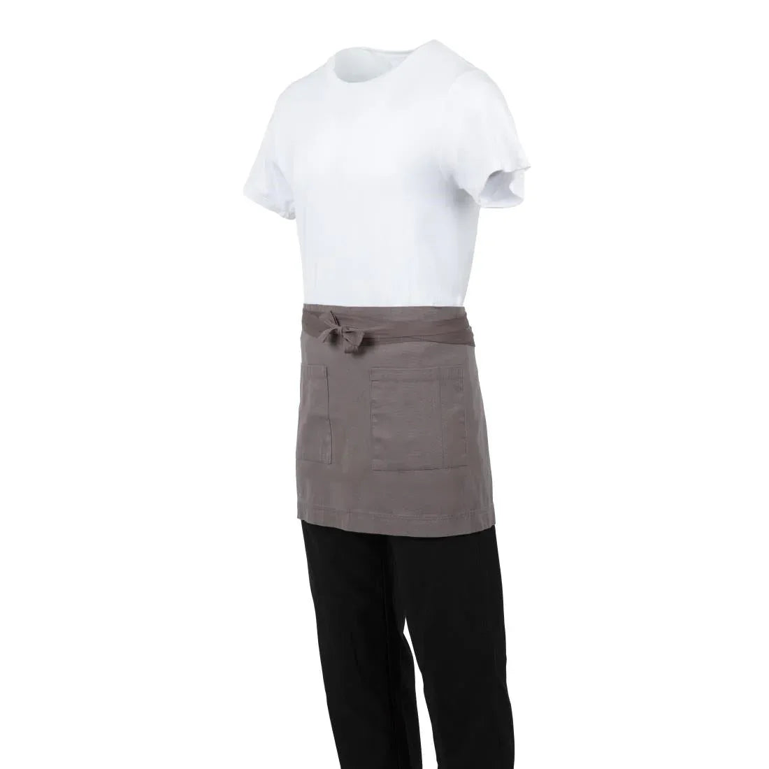 BB689 Southside Cotton Canvas Waist Apron Grey - JD Catering Equipment Solutions Ltd