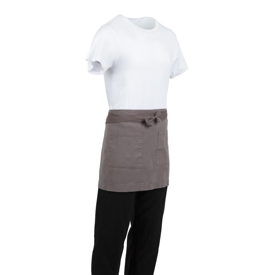 BB689 Southside Cotton Canvas Waist Apron Grey JD Catering Equipment Solutions Ltd