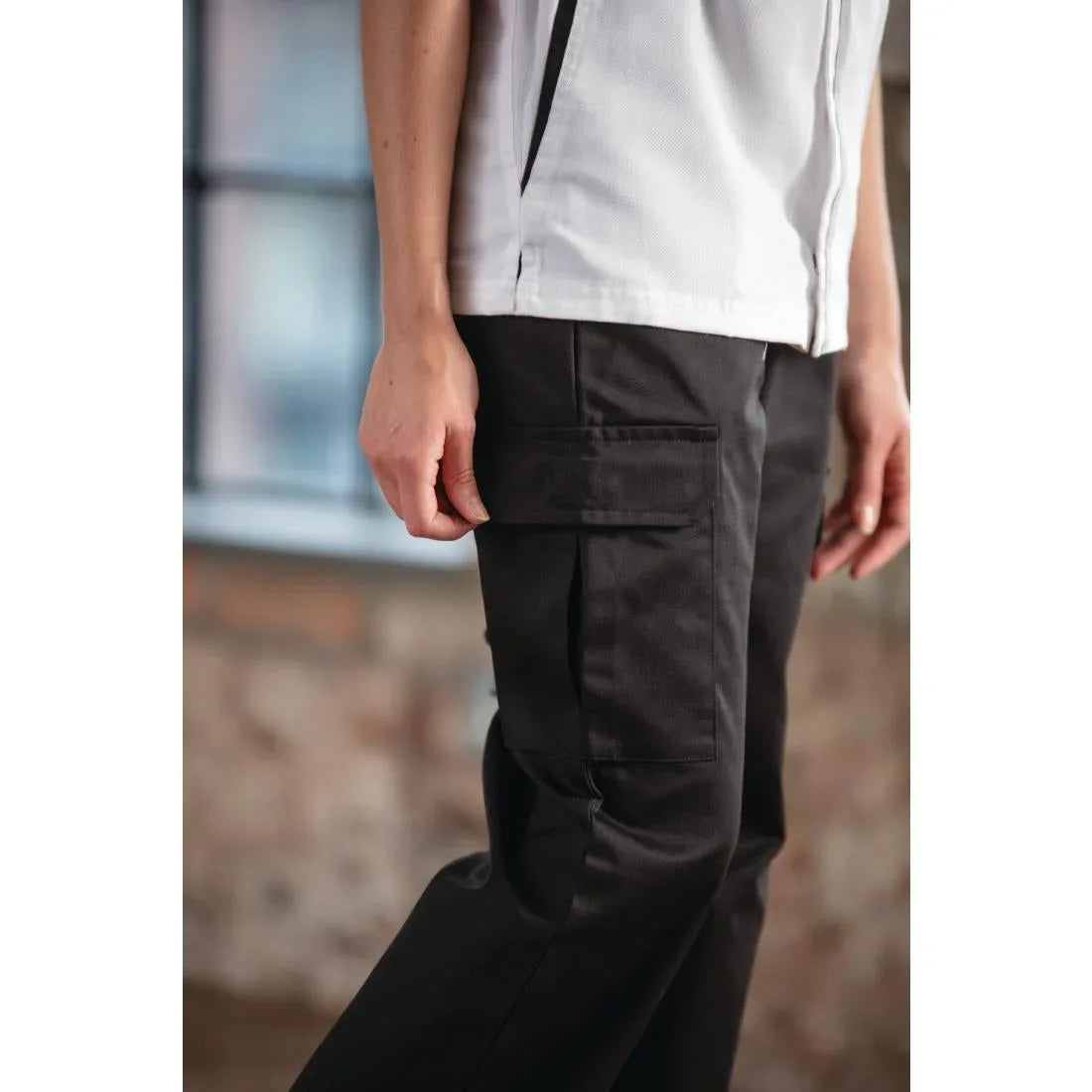 BB700-L Whites Cargo Pants L - JD Catering Equipment Solutions Ltd