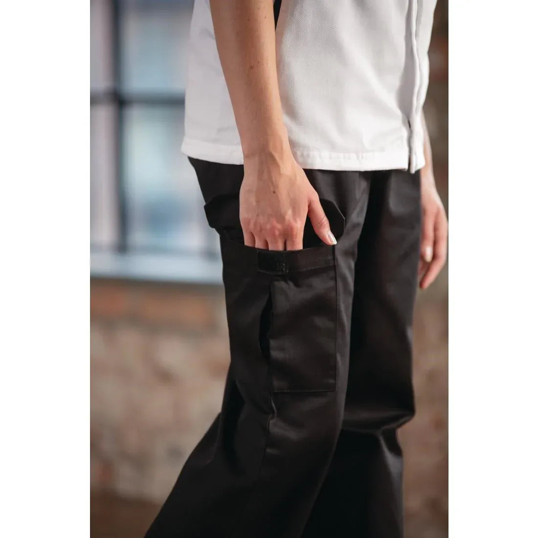 BB700-L Whites Cargo Pants L - JD Catering Equipment Solutions Ltd