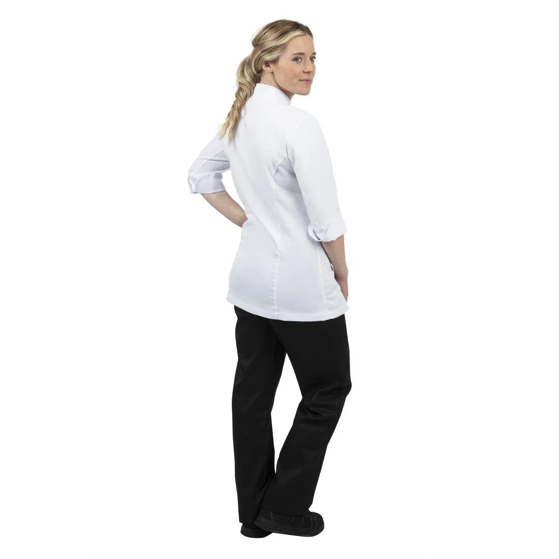 BB701-L Whites Ladies Fitted Jacket - Size L - JD Catering Equipment Solutions Ltd