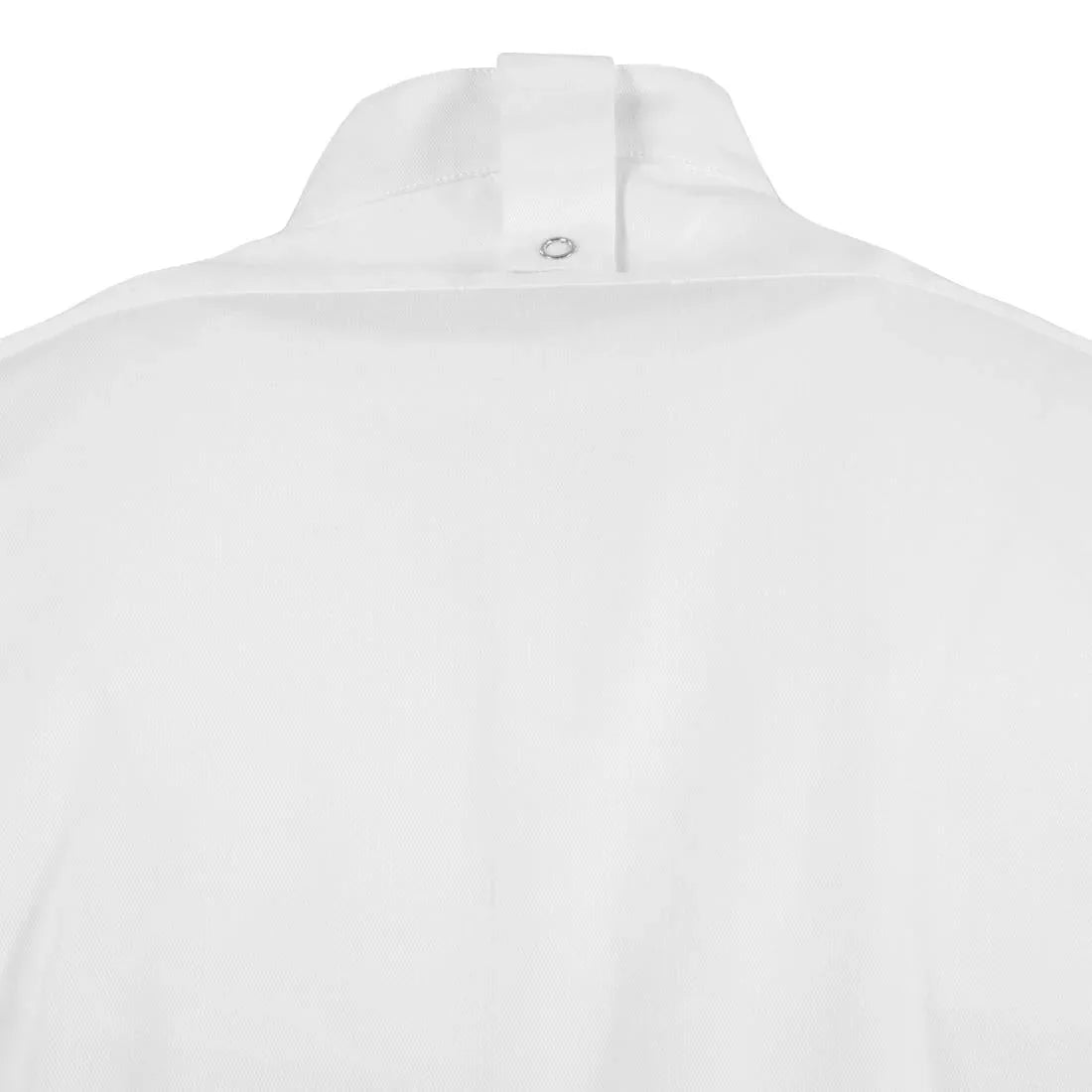 BB702-L Southside Band Collar Chefs Jacket White Size L - JD Catering Equipment Solutions Ltd