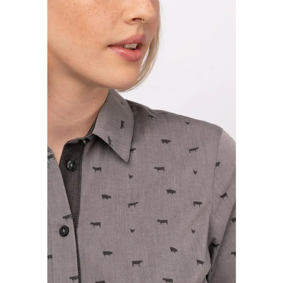 BB704-XS Chef Works Urban Womens Omaha Shirt Size XS - JD Catering Equipment Solutions Ltd