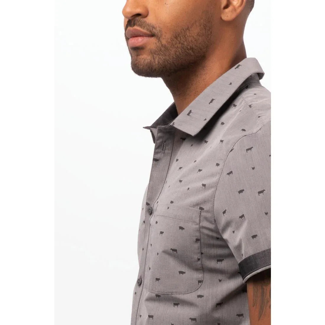 BB705-S Chef Works Urban Mens Omaha Shirt Size S - JD Catering Equipment Solutions Ltd