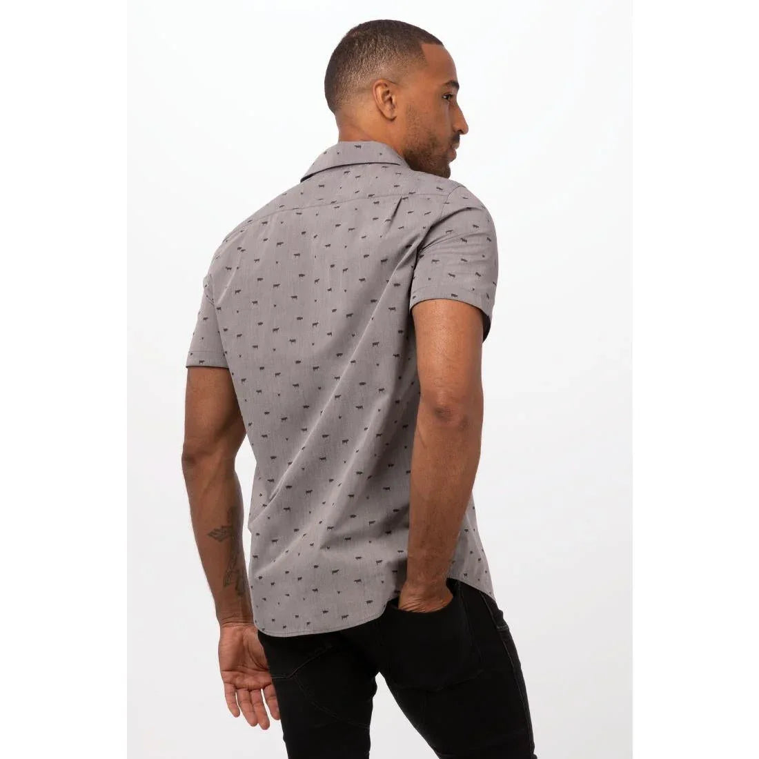 BB705-S Chef Works Urban Mens Omaha Shirt Size S - JD Catering Equipment Solutions Ltd