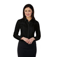 BB708-6 Brook Taverner Ladies Long Sleeve Black Palena Shirt - Size 6 JD Catering Equipment Solutions Ltd